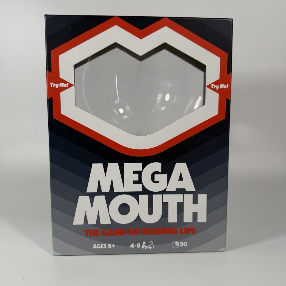 Mega Mouth Board Game - The Game of Reading Lips - Big G‎ Creative New Sealed